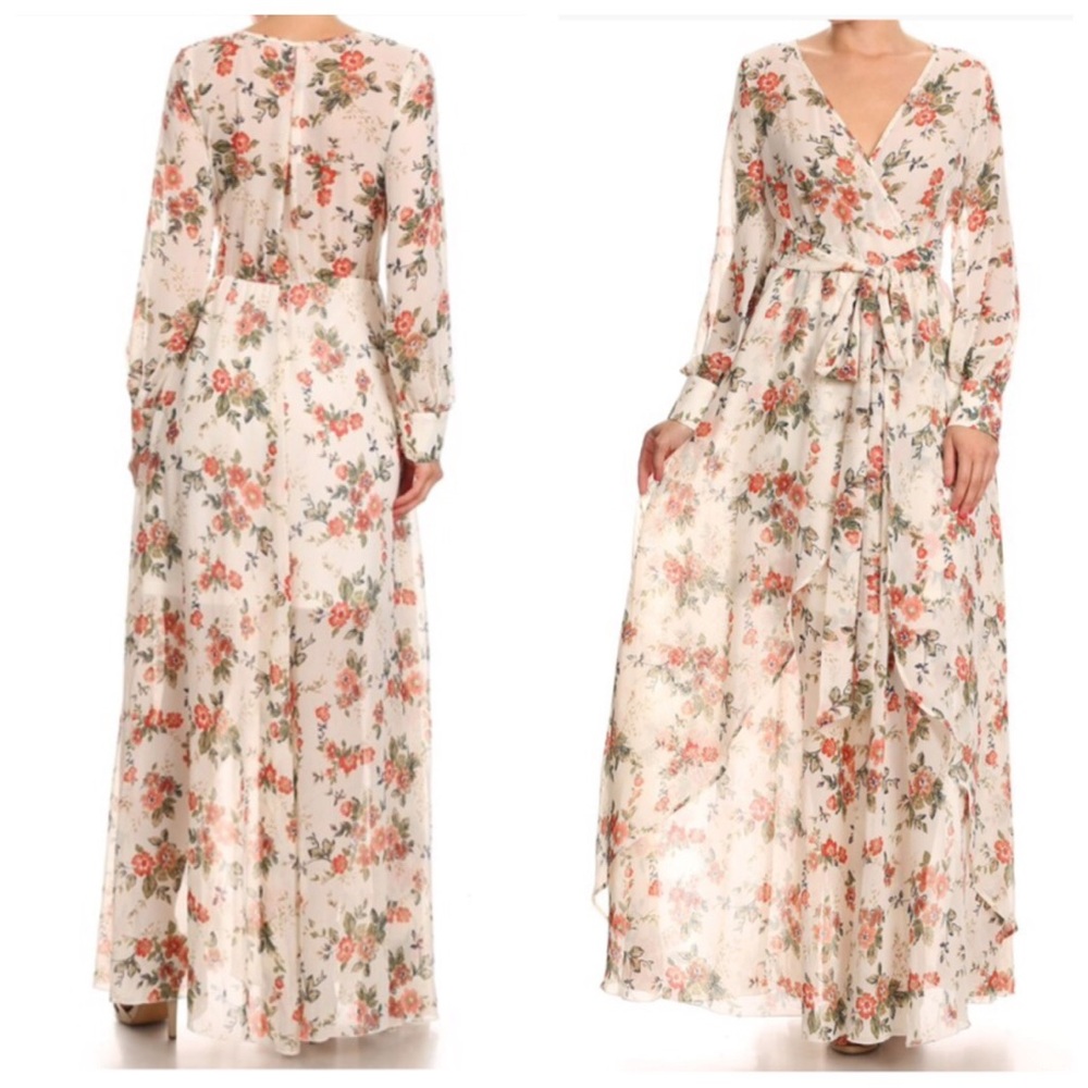 Floral Print Maxi